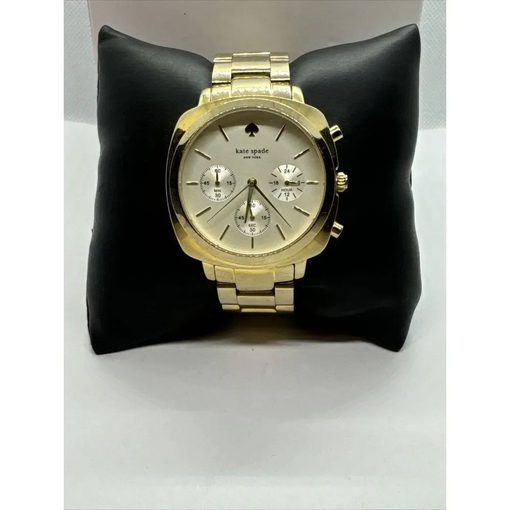Kate Spade New York 0100 Women's Gold Stainless Steel Analog Dial Watch JNA160